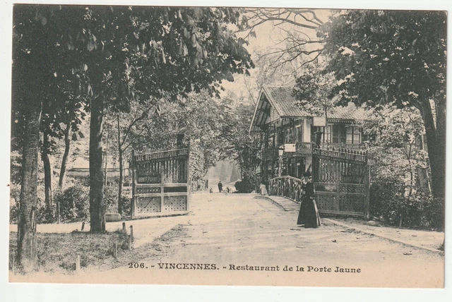 VINCENNES - Val de Marne - CPA 94 - restaurant de la Porte Jaune
