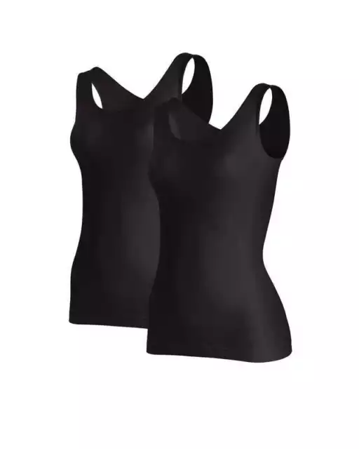 Top canottiera donna rinfrescante confezione da 2 ""nera"" taglia XL PREZZO DISPONIBILE: 44,99 € G141