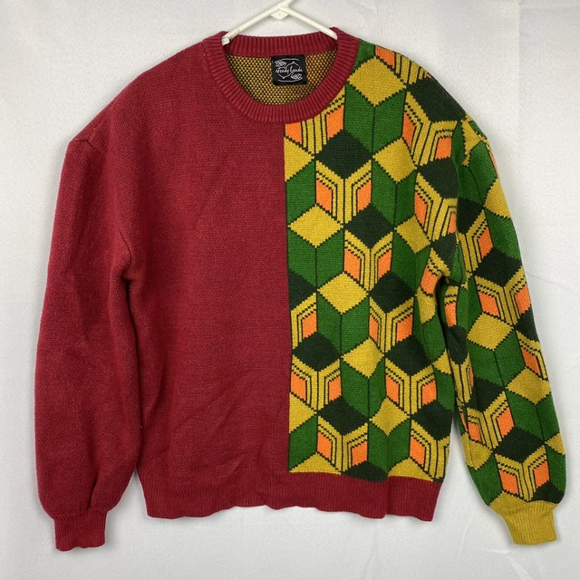Steady Hands Geometric Giyu Tomioka Sweater Demon Slayer Unisex Medium/Large