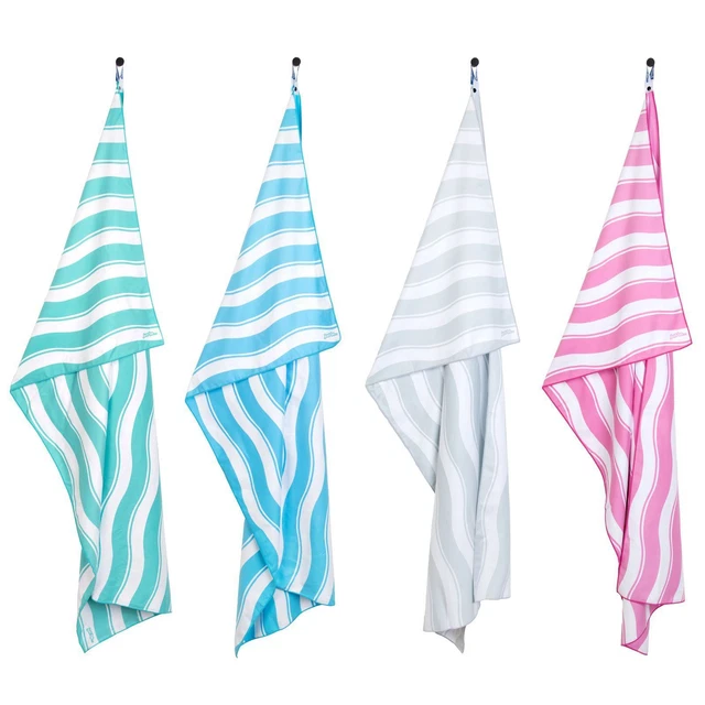 Compact Microfibre Towel Beach Large Quick Dry with Travel Bag Camping Yoga Swim