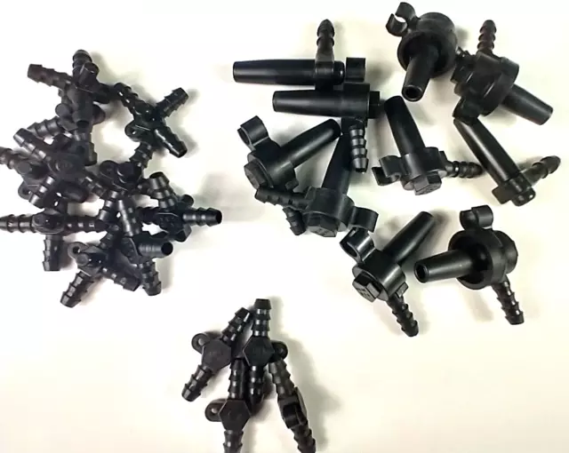 10 Misc 7/16 Sap Spouts for 5/16" Maple Sap Tubing with 10 Tees 4 Connectors