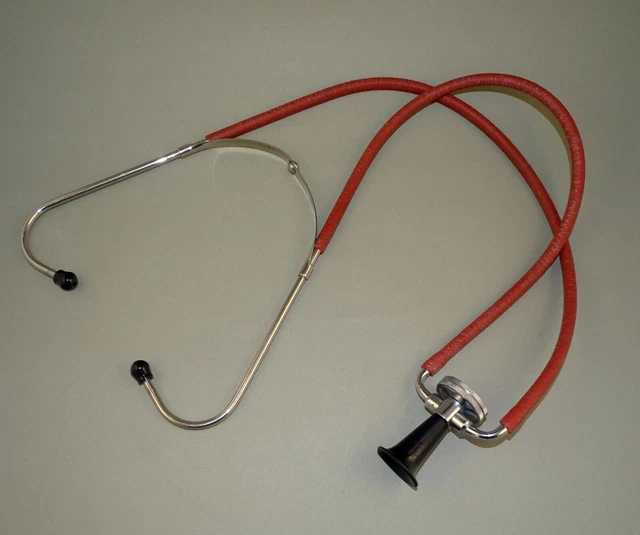 Vintage Rare Doctor Tool Stethoscope with Double Rotating Head