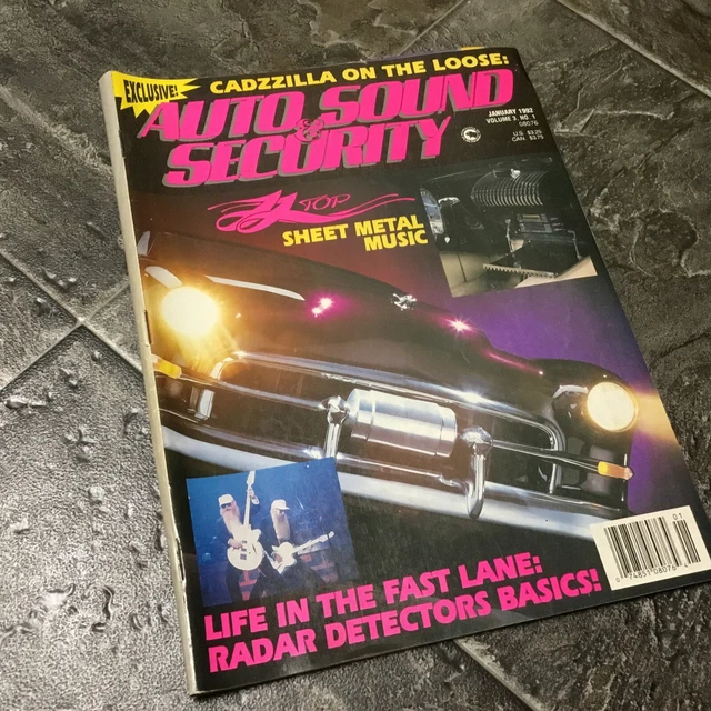 AUTO SOUND & Security Magazine January 1992 old school Car Stereo