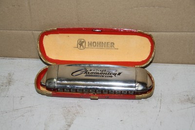 HOHNER AVEC HOHNER II A ´440 Harmonica En Original Coffret État Acceptable 