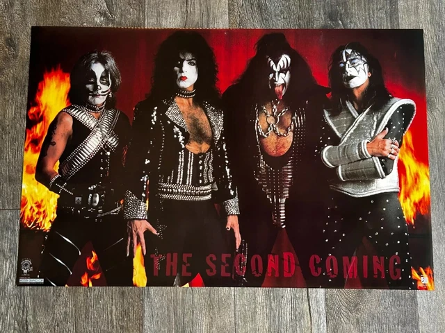 KISS REUNION TOUR 1996 Original Poster The Second Coming MINT in