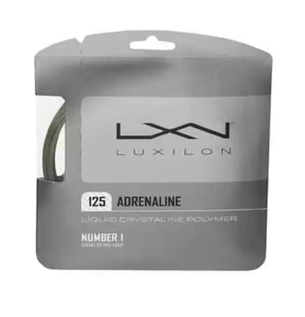 (0,92€/m) Luxilon Adrenaline 125 Tennissaiten Tennis 12 m