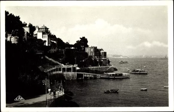 Ak Dinard Ille et Vilaine, Vue prise de la terrasse du Yachting Club - 3675305