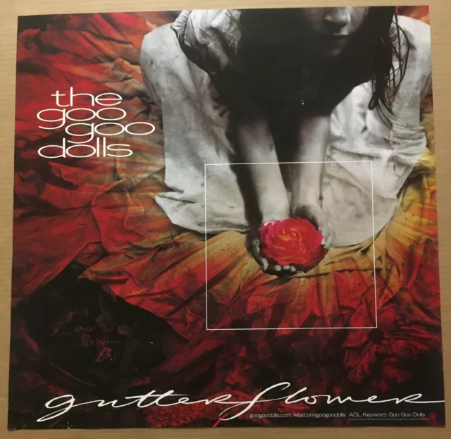 GOO GOO DOLLS Vintage 2002 BIG 24x24 PROMO POSTER 4 Gutterflower CD NEVER DISPLY