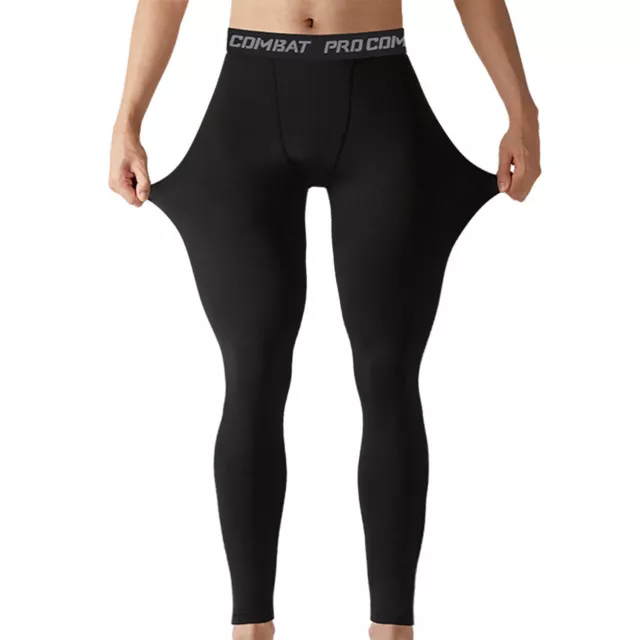 Men's Compression Pants Base Layer Long Tight Leggings Gym Workout Running Pants