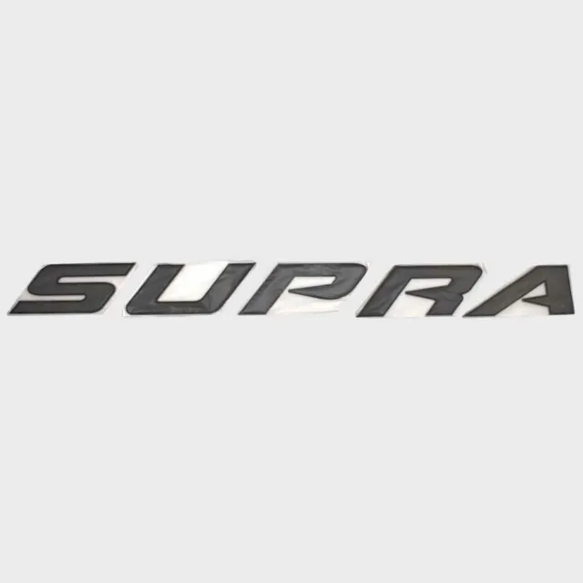 Supra Boat Raised Emblem Decal 118076 | Gunmetal Sticker (Kit)