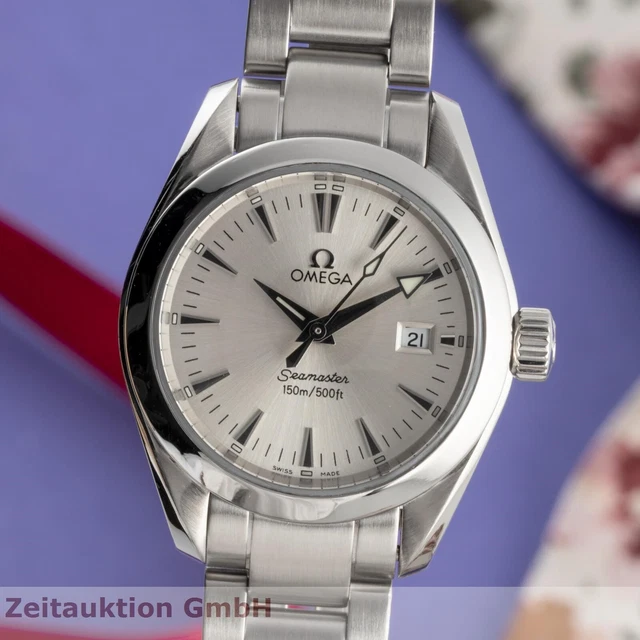 Omega Seamaster Aqua Terra Stahl Quarz Damenuhr 2577.30.00 B&P VP: 3100,- €