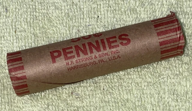 1 US Lincoln Wheat Cent 1C Penny Roll 1917-S/1909 VDB (50 Coins) 40%+ Pre-1940 3