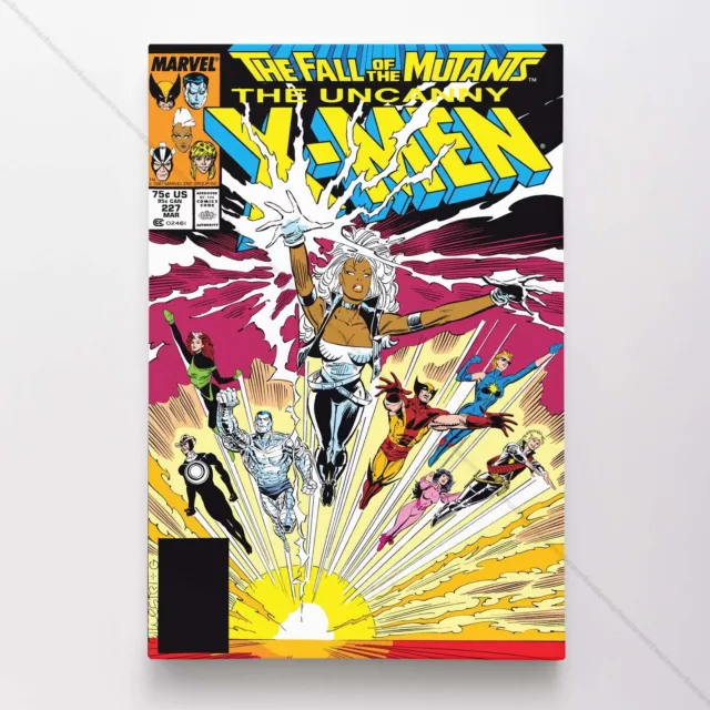 Uncanny X-Men Poster Canvas Vol 1 #227 Xmen Marvel Comic Book Art Print