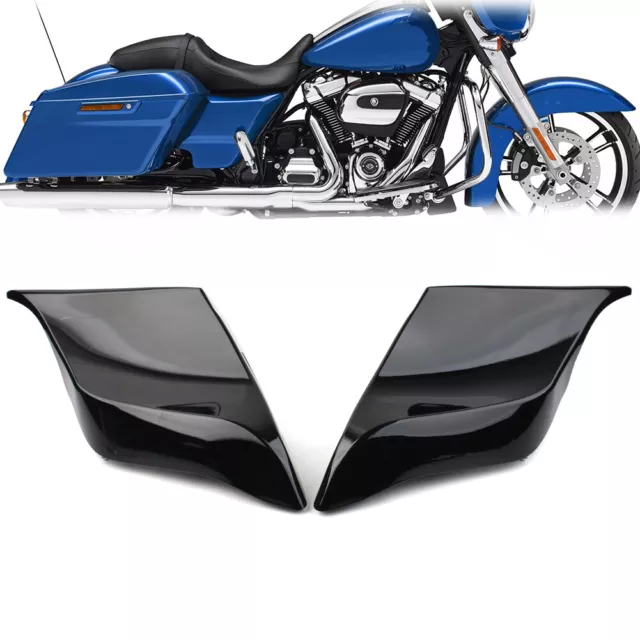 1 Pair ABS Stretched Side Cover Panel For Harley Touring Road Street Glide 14-21