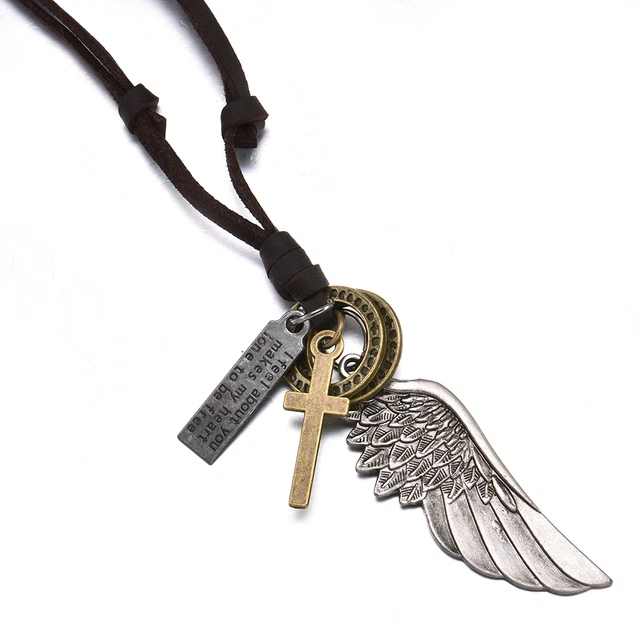 Lederkette Herren Trendor Herren-Halskette Mit Kreuz-Anhänger Silber 925 35844 • Uhrcenter Kette Silber Herren