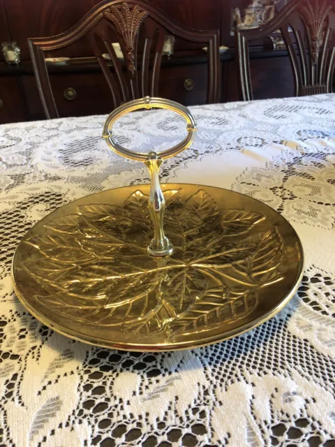 Royal Winton Grimwades Gold lustre Cake Plate