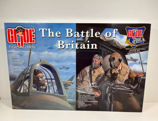 GI Joe THE BATTLE OF BRITAIN WWII 12" Figure Set 1/6 Hasbro Convention 2005