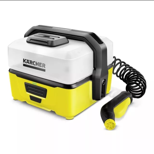 Karcher OC3 Outdoor Washing 5 Bar Pressure Battery Powered Portable Cleaner 4L