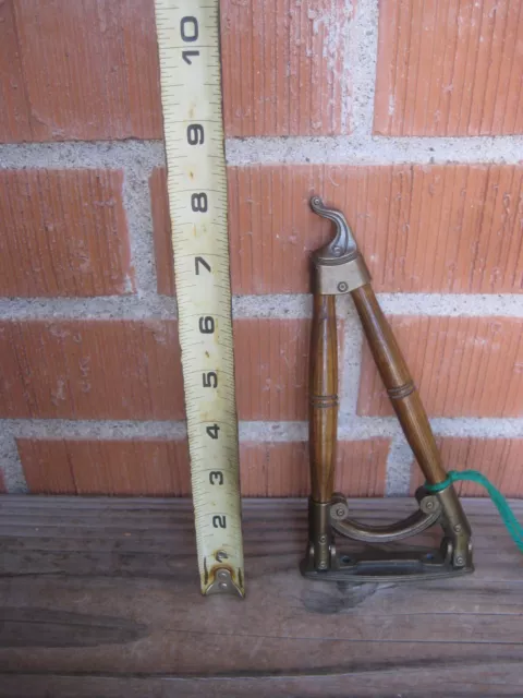 1970s Vtg 7" Length Plant Hook Bird Cage Railroad Lantern Lamp Decor Hanger USA