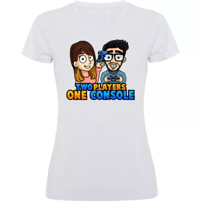 t-shirt two players one console stef e phere youtuber maglia maglietta felpa 2