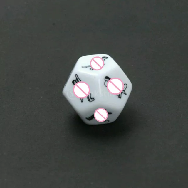 12 Side D12 Dice Funny Adult Couple Love & Sex Game Prop Lover Party Toy