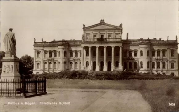 Ak Putbus auf der Insel Rügen, fürstliches Schloss - 4188788