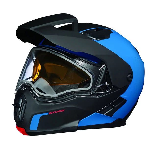 Ski-Doo Exome Sport Radiant Snowmobile Helmet (DOT) Open Face Heated Indigo Blue