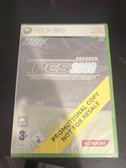 PES 2008 Xbox 360 Promotional Copy Sealed