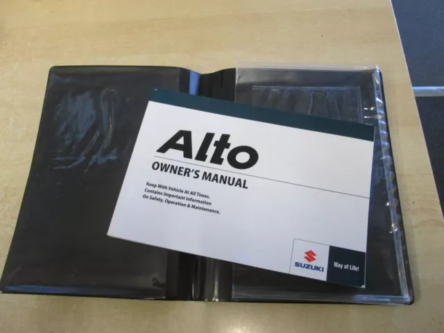 suzuki alto sz owners guide handbook 2009-2015 owners manual