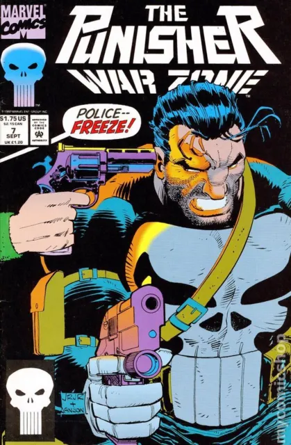 Punisher War Zone #7 FN 1992 Stock Image