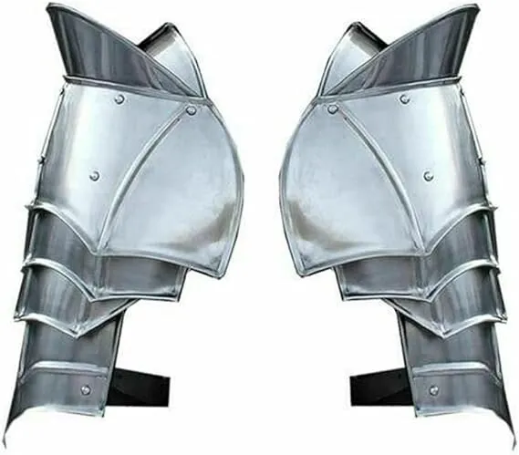 Steel Warrior Pauldron Medieval Shoulder Armor Set | Crusader Pauldrons Warrior