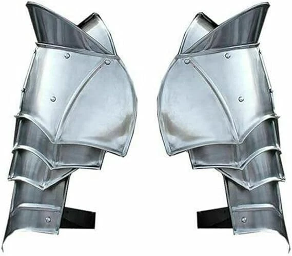 Steel Warrior Pauldron Medieval Shoulder Armor Set | Crusader Pauldrons Warrior