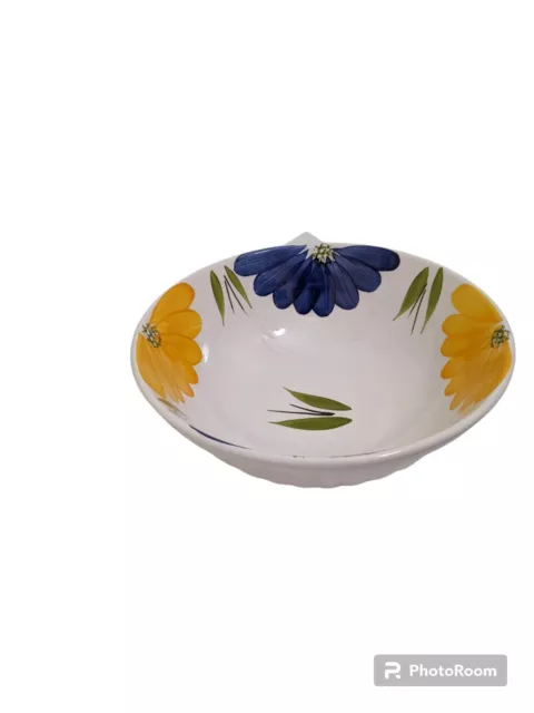 Maxam Hand Painted Daisy Large 1 1/2 Qt Bowl Italian