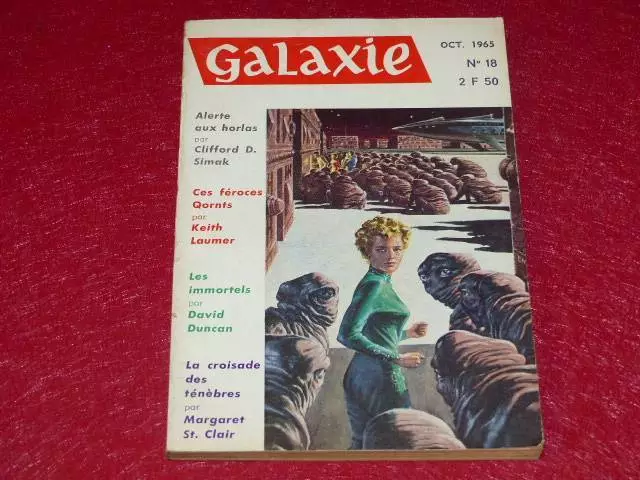 [BIBL.H.& P.-J. OSWALD] REVUE "GALAXIE" # 18 - 2e Série Oct 1965 Simak etc...