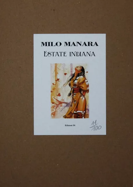 MILO MANARA PORTFOLIO - INDIANISCHER SOMMER lim.199 Ex. Indian Summer ARTPRINT´S