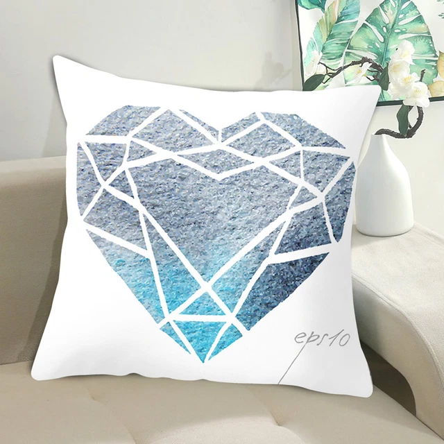 Pillowcase No-pilling Decorative Smooth Zipper Pillow Cover Compact