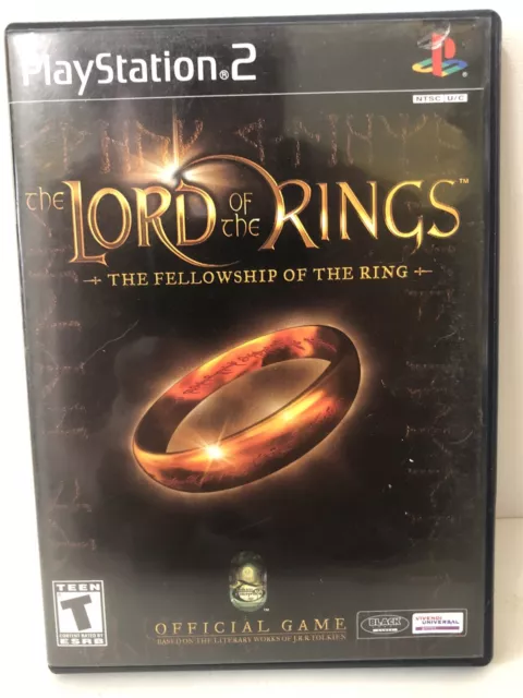 Lord of the Rings: Fellowship of the Ring (PlayStation 2, 2002) No Trading Card
