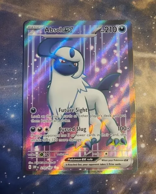 Absol ex | Ultra Rare Full Art | Obsidian Flames | Pokémon | 214/197