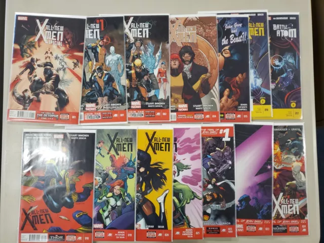 All New X-Men #1,2,14,15,16,17,18,19,20,21,22.now,23,24 F/VF Will Combine Ship