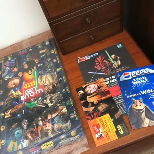 Star Wars Adventures of R2D2 board game + pizza hut puzzle + more 3