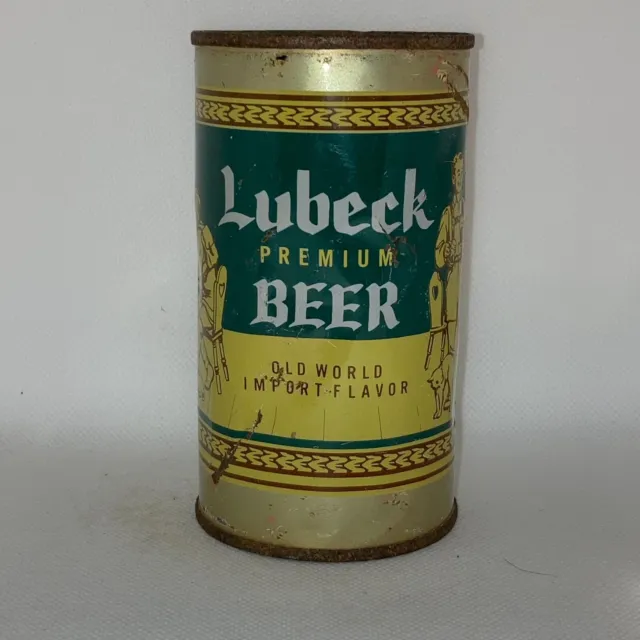 Lubeck flat top beer can