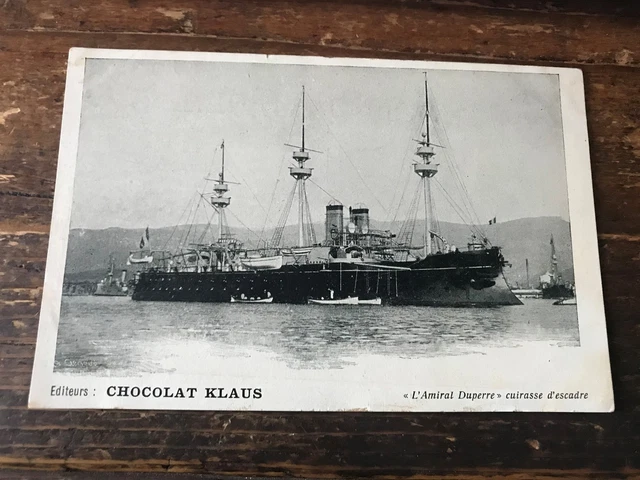 antique advertising postcard N 8 chocolate klaus