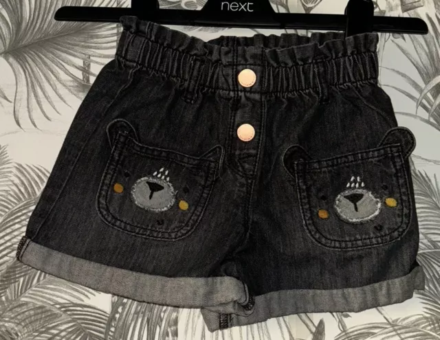 Girls Age 3-4 Years - Next Denim Shorts