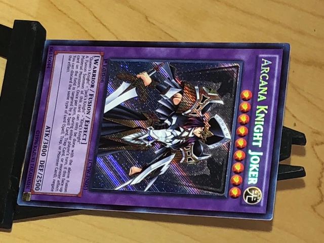yugioh arcana knight joker lcyw secret rare 1st ed mint