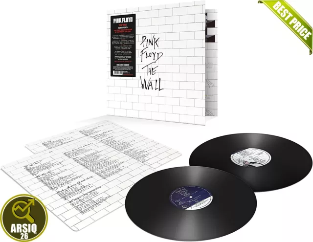 Pink Floyd The Wall Remastered 2-Lp Vinyl Album Set