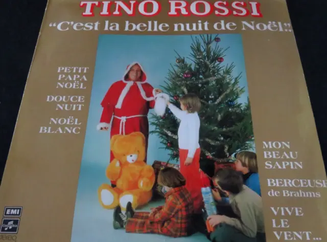 TINO ROSSI - C'est La Belle Nuit De Noël... LP VINYL / EMI - 2C 062-15640 / 1974