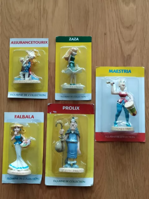 ASTERIX – ATLAS PLASTOY – ENSEMBLE DE 4 FIGURINES EN RESINE SOUS BLISTER Lot 6