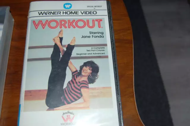 Work Out Starring Jane Fonda  VHS Tape