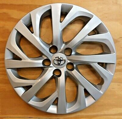 1 x SILVER Hubcap will fit your 2017 - 2019 TOYOTA COROLLA 16"  61181
