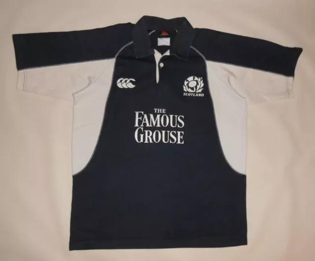 RUGBY SHIRT CANTERBURY SCOTLAND (M) Jersey Trikot Maillot Maglia Camiseta